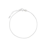 1948-Square Box Chain Bracelet-Bracelets-Sterling Silver-Blue Ruby Jewellery-Vancouver Canada