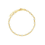 1948-Tennis Bracelet-Bracelets-14k Gold Filled, Cubic Zirconia-Blue Ruby Jewellery-Vancouver Canada