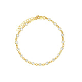 1948-Tennis Bracelet-Bracelets-14k Gold Filled, Cubic Zirconia-Blue Ruby Jewellery-Vancouver Canada