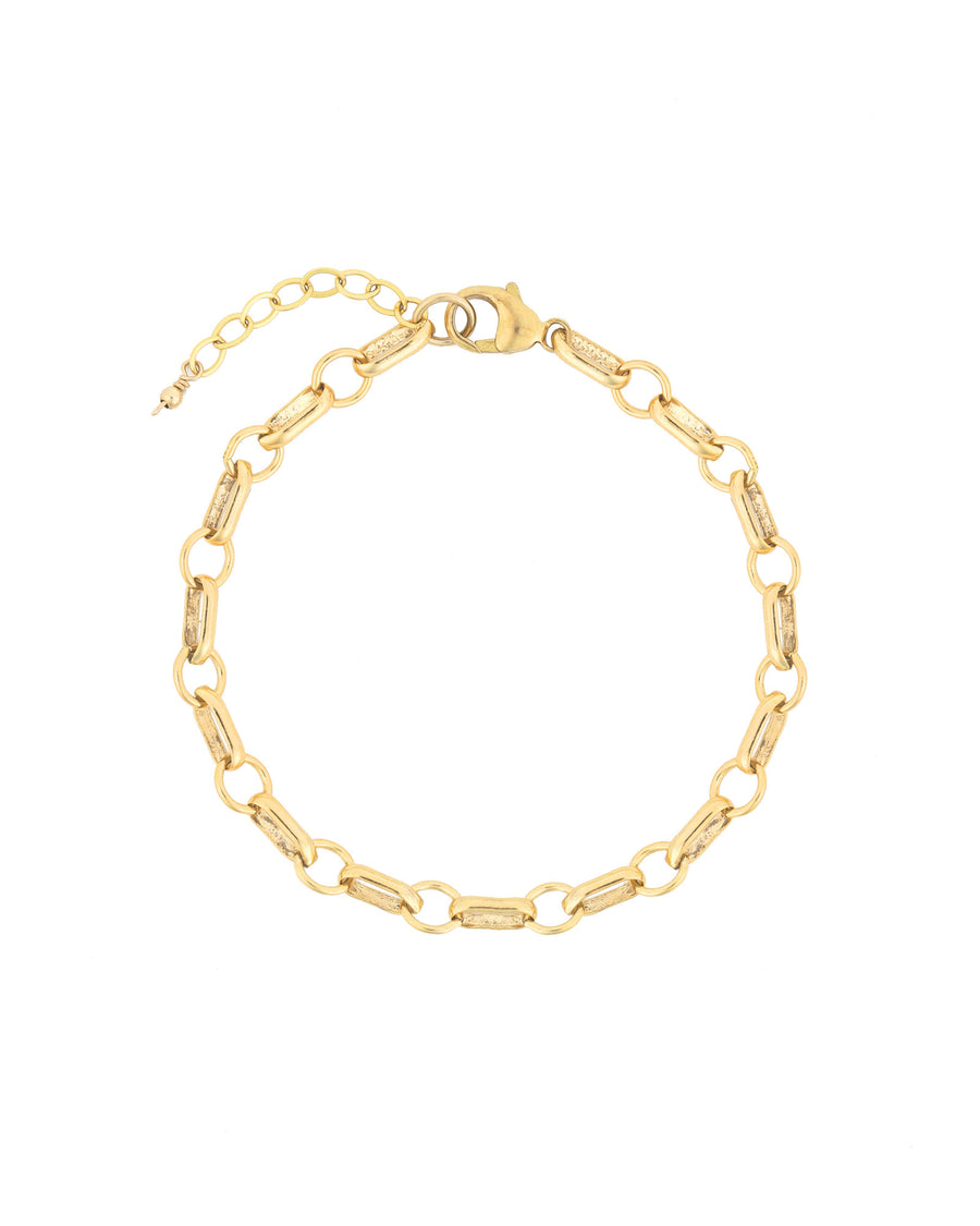 Large Belcher Rolo Chain Bracelet 14k Gold Filled