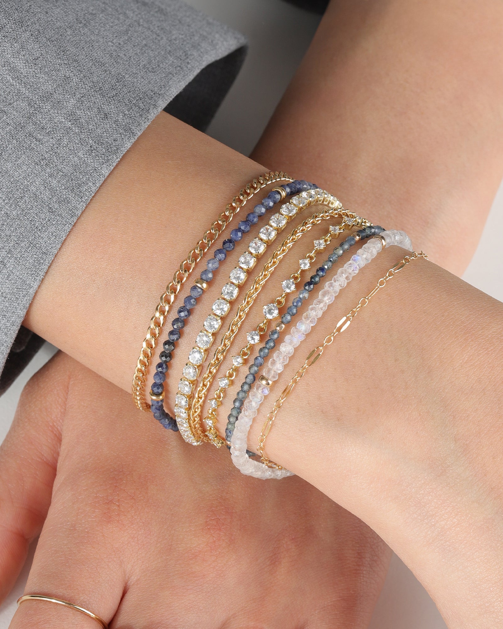 1948-Wheat Chain Bracelet-Bracelets-Blue Ruby Jewellery-Vancouver Canada