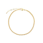 1948-Wheat Chain Bracelet-Bracelets-14k Gold Filled-Blue Ruby Jewellery-Vancouver Canada