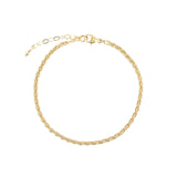 1948-Wheat Chain Bracelet-Bracelets-14k Gold Filled-Blue Ruby Jewellery-Vancouver Canada