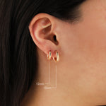 1948-Tube Hoops-Earrings-Blue Ruby Jewellery-Vancouver Canada