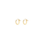 1948-Tube Hoops-Earrings-14k Gold Filled-12mm-Blue Ruby Jewellery-Vancouver Canada