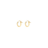 1948-Tube Hoops-Earrings-14k Gold Filled-12mm-Blue Ruby Jewellery-Vancouver Canada