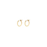 1948-Tube Hoops-Earrings-14k Gold Filled-18mm-Blue Ruby Jewellery-Vancouver Canada