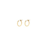 1948-Tube Hoops-Earrings-14k Gold Filled-18mm-Blue Ruby Jewellery-Vancouver Canada