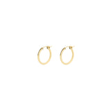 1948-Tube Hoops-Earrings-14k Gold Filled-22mm-Blue Ruby Jewellery-Vancouver Canada