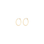 1948-Tube Hoops-Earrings-14k Gold Filled-27mm-Blue Ruby Jewellery-Vancouver Canada
