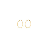 1948-Tube Hoops-Earrings-14k Gold Filled-27mm-Blue Ruby Jewellery-Vancouver Canada