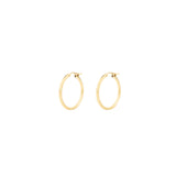 1948-Tube Hoops-Earrings-14k Gold Filled-34mm-Blue Ruby Jewellery-Vancouver Canada
