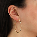 1948-Tube Hoops-Earrings-Blue Ruby Jewellery-Vancouver Canada