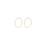 1948-Tube Hoops-Earrings-14k Gold Filled-50mm-Blue Ruby Jewellery-Vancouver Canada