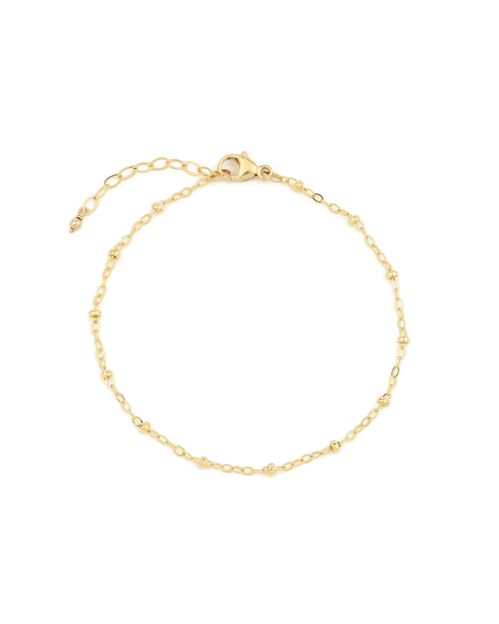 1948-Satellite Cable Chain Bracelet-Bracelets-14k Gold Filled-Blue Ruby Jewellery-Vancouver Canada