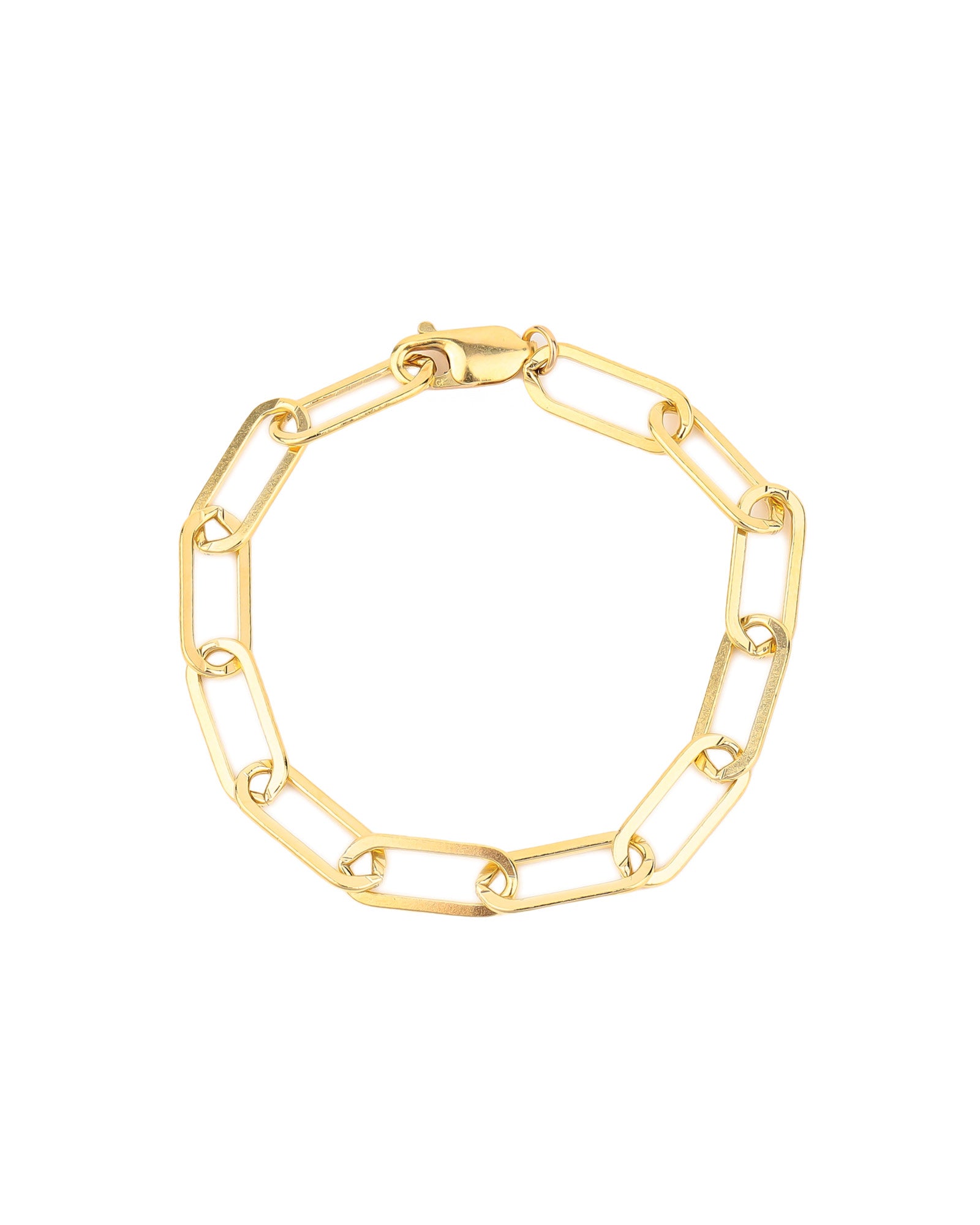 Paperclip Chain Bracelet | XXL 14k Gold Filled