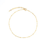 Satellite Chain Anklet 14k Gold Filled