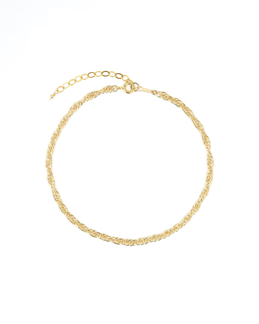 Rope Chain Anklet | Large 14k Gold Filled