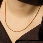 1948-Wheat Chain Necklace-Necklaces-Blue Ruby Jewellery-Vancouver Canada