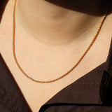 1948-Wheat Chain Necklace-Necklaces-Blue Ruby Jewellery-Vancouver Canada