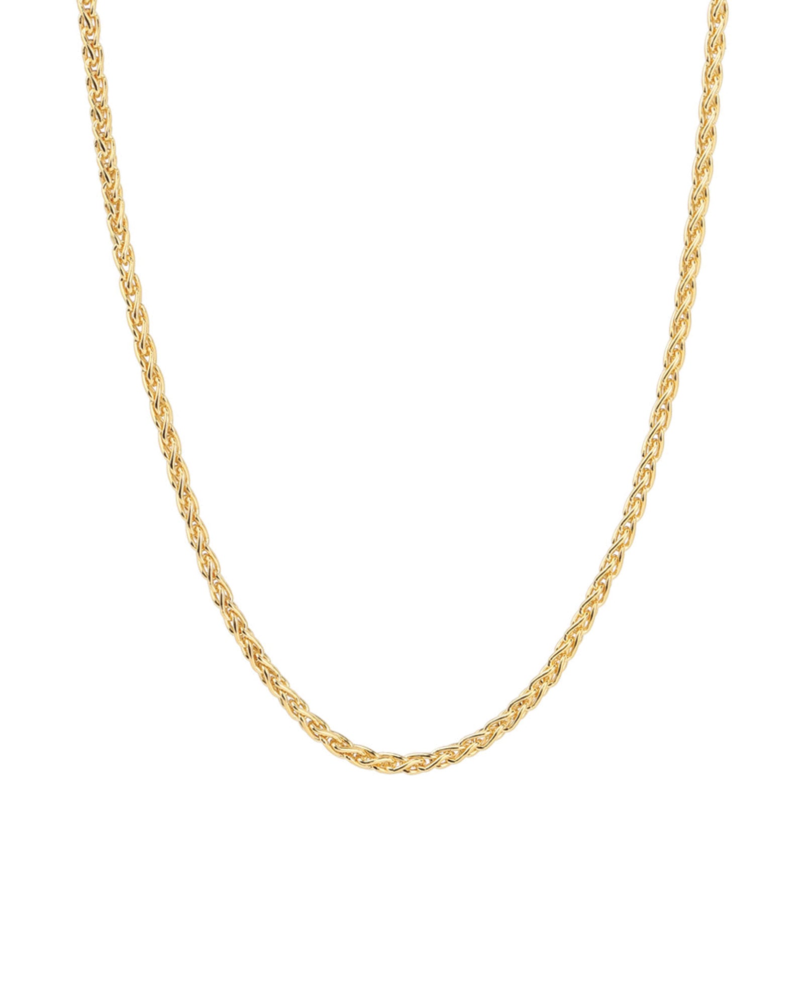 Wheat Chain Necklace 14k Gold Filled