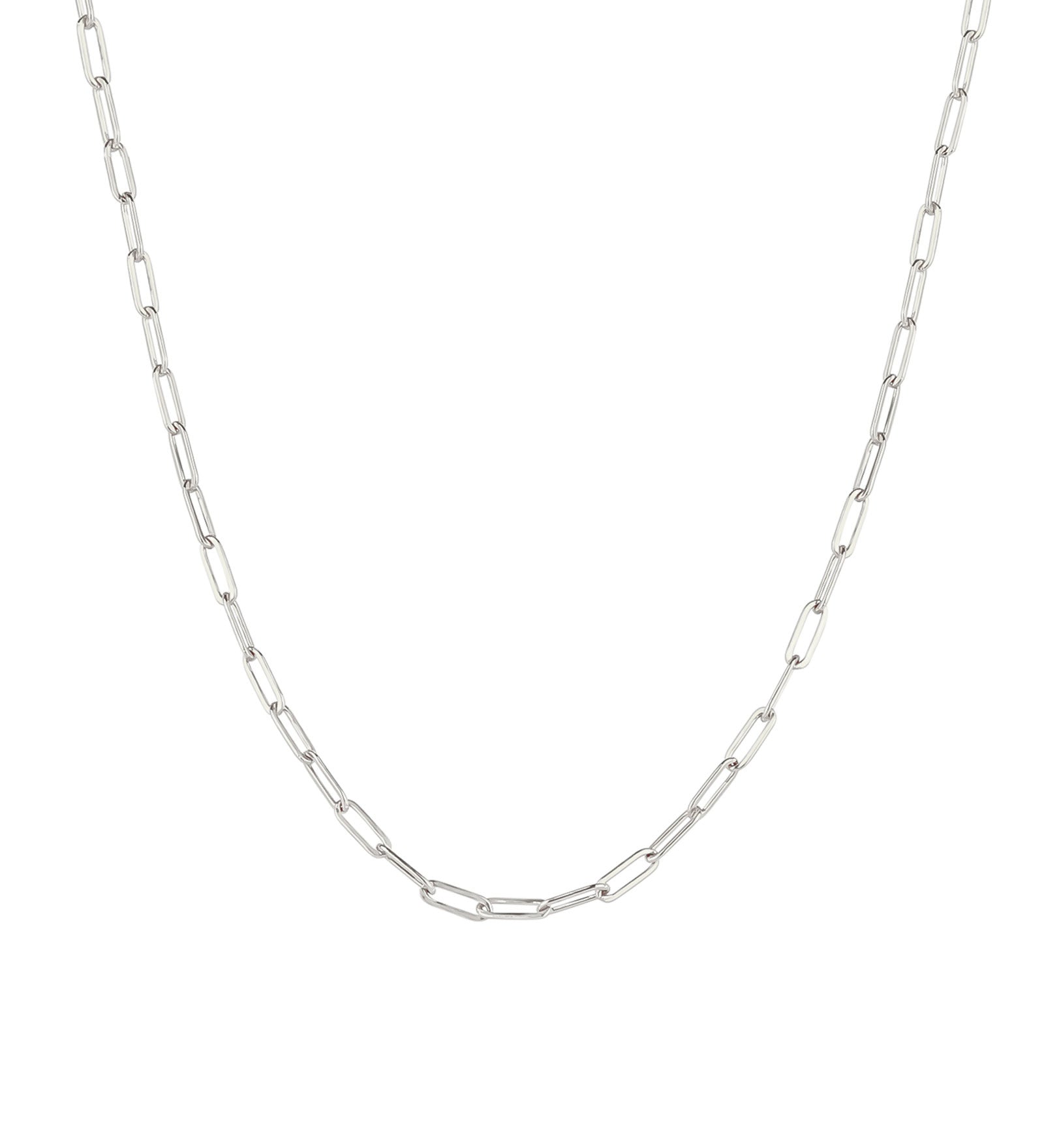 Paperclip Chain Necklace | Medium Sterling Silver / 16