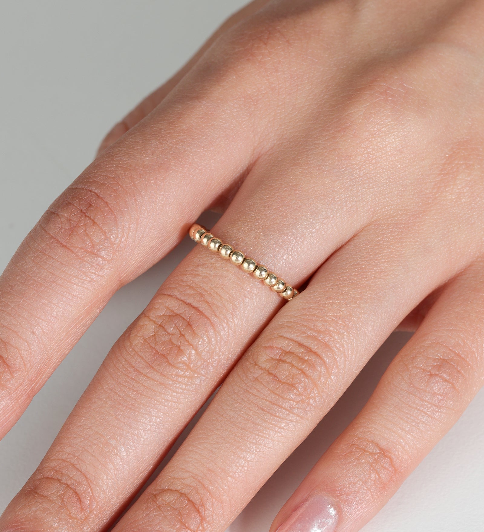 1948-Beaded Ring-Rings-Blue Ruby Jewellery-Vancouver Canada