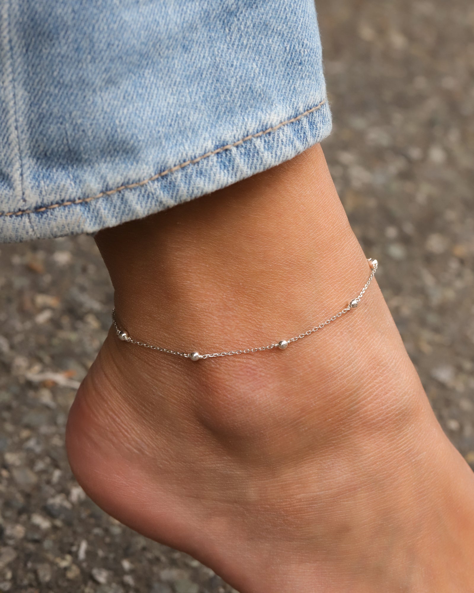 Sterling silver anklets canada outlet