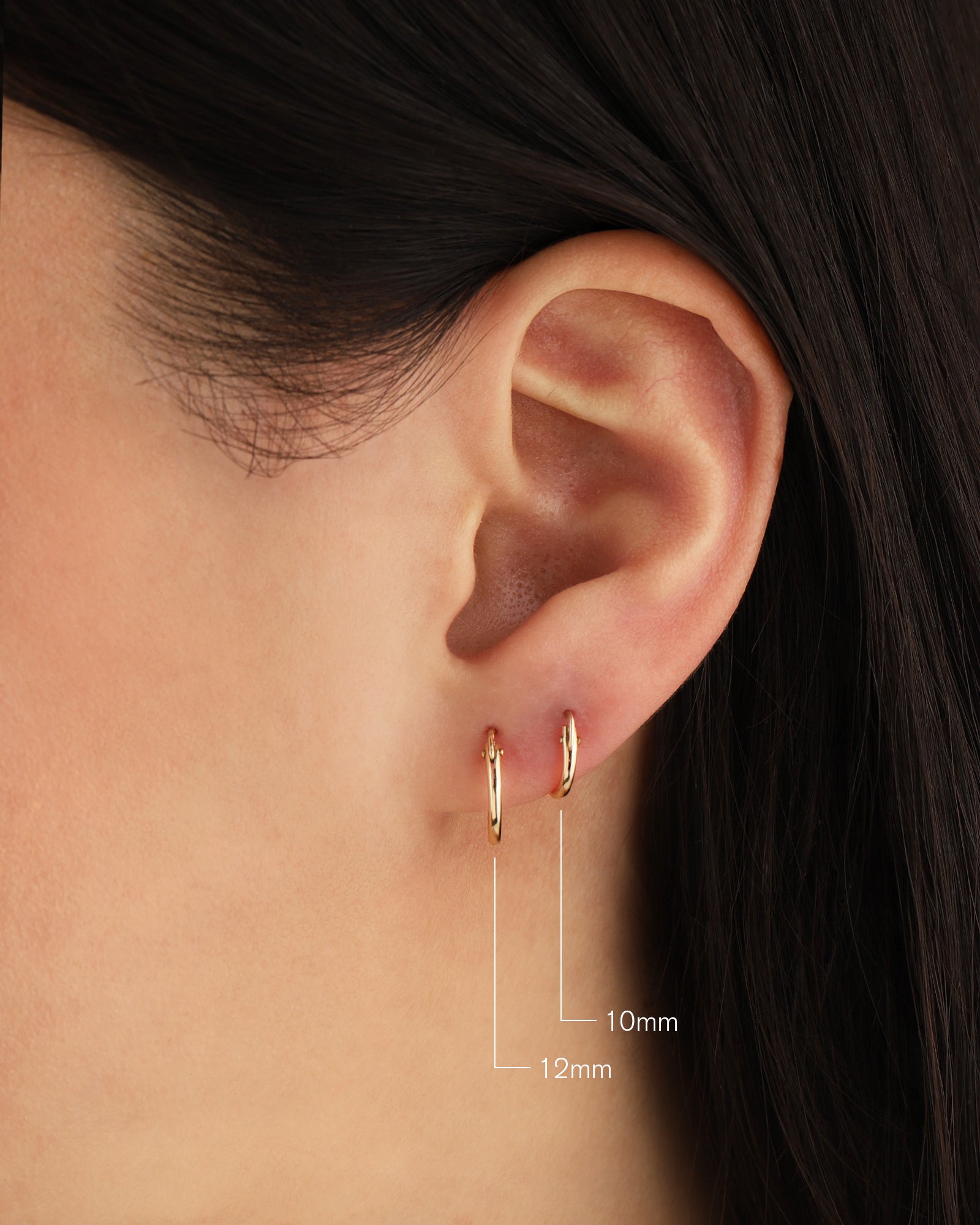 1948-Thin Tube Hoops-Earrings-Blue Ruby Jewellery-Vancouver Canada