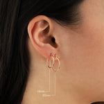 1948-Thin Tube Hoops-Earrings-Blue Ruby Jewellery-Vancouver Canada