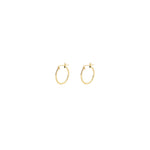 1948-Thin Tube Hoops-Earrings-14k Gold Filled-18mm-Blue Ruby Jewellery-Vancouver Canada