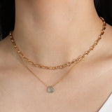Belcher Rolo Chain Necklace | Large 14k Gold Filled