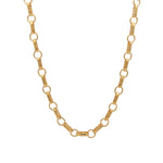 Belcher Rolo Chain Necklace | Large 14k Gold Filled