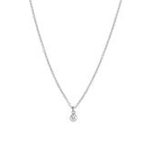 1948-Single CZ Drop Necklace-Necklaces-Blue Ruby Jewellery-Vancouver Canada
