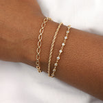1948-Rope Chain Bracelet | Medium-Bracelets-Blue Ruby Jewellery-Vancouver Canada