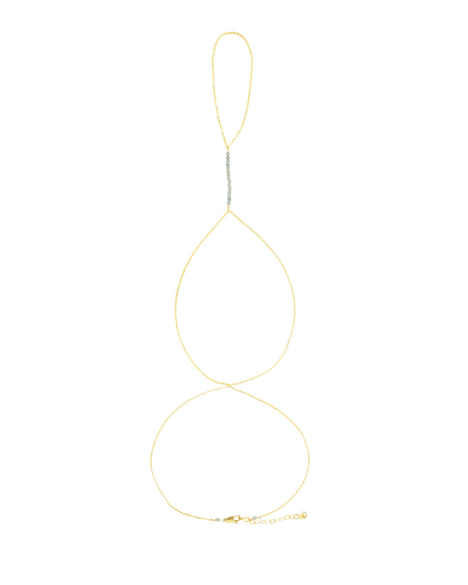 1948-Stone Hand Chain-Body Jewellery-Blue Ruby Jewellery-Vancouver Canada
