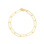 1948-XL Paperclip Chain Bracelet-Bracelets-14k Gold Filled-Blue Ruby Jewellery-Vancouver Canada