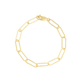 1948-XL Paperclip Chain Bracelet-Bracelets-14k Gold Filled-Blue Ruby Jewellery-Vancouver Canada