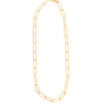 1948-XL Paperclip Chain Necklace | 18"-Necklaces-Blue Ruby Jewellery-Vancouver Canada