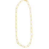 1948-XL Paperclip Chain Necklace | 18"-Necklaces-Blue Ruby Jewellery-Vancouver Canada