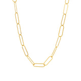 1948-XL Paperclip Chain Necklace | 18"-Necklaces-14k Gold Filled-Blue Ruby Jewellery-Vancouver Canada