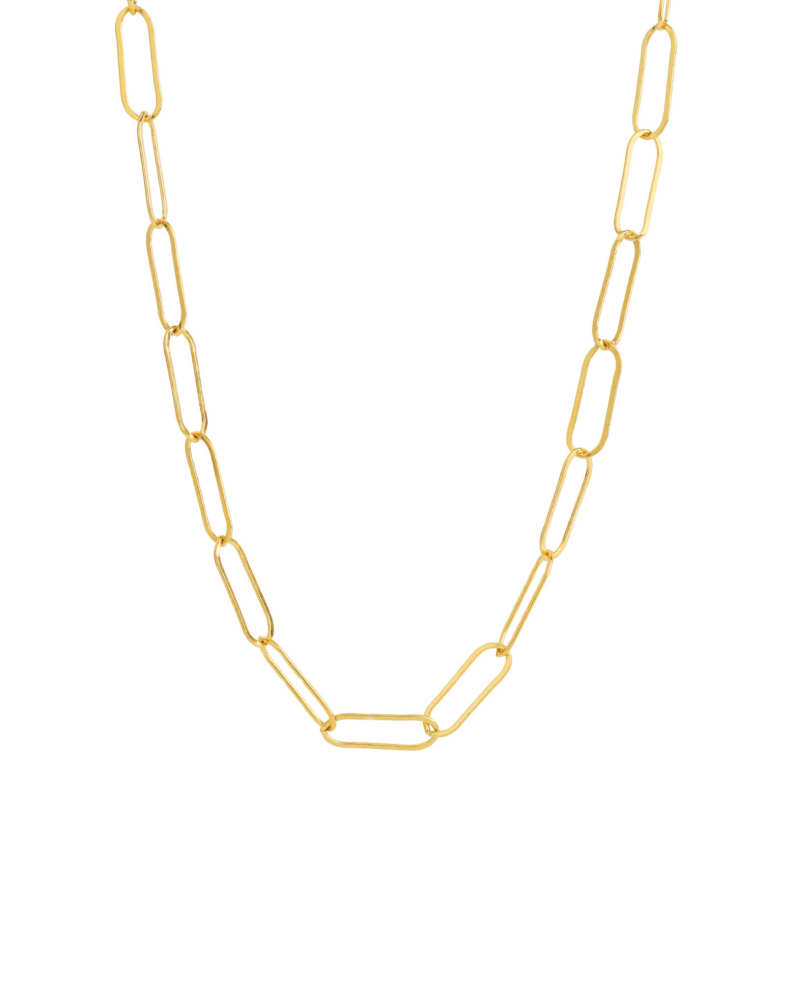 1948-XL Paperclip Chain Necklace | 18"-Necklaces-14k Gold Filled-Blue Ruby Jewellery-Vancouver Canada
