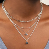 1948-Paperclip Chain Necklace | Large-Necklaces-Blue Ruby Jewellery-Vancouver Canada