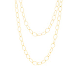 1948-Oval Twist Cable Necklace-Necklaces-14k Gold Filled-Blue Ruby Jewellery-Vancouver Canada