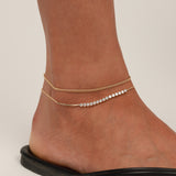 Classic Curb Chain Anklet | 2mm