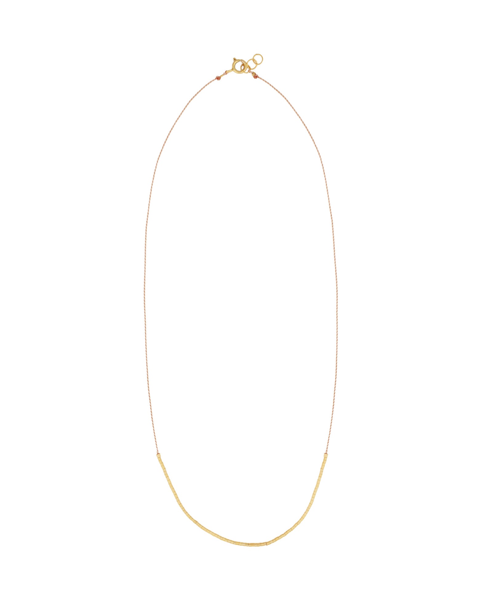 Wish Necklace 14k Gold Filled, Sand