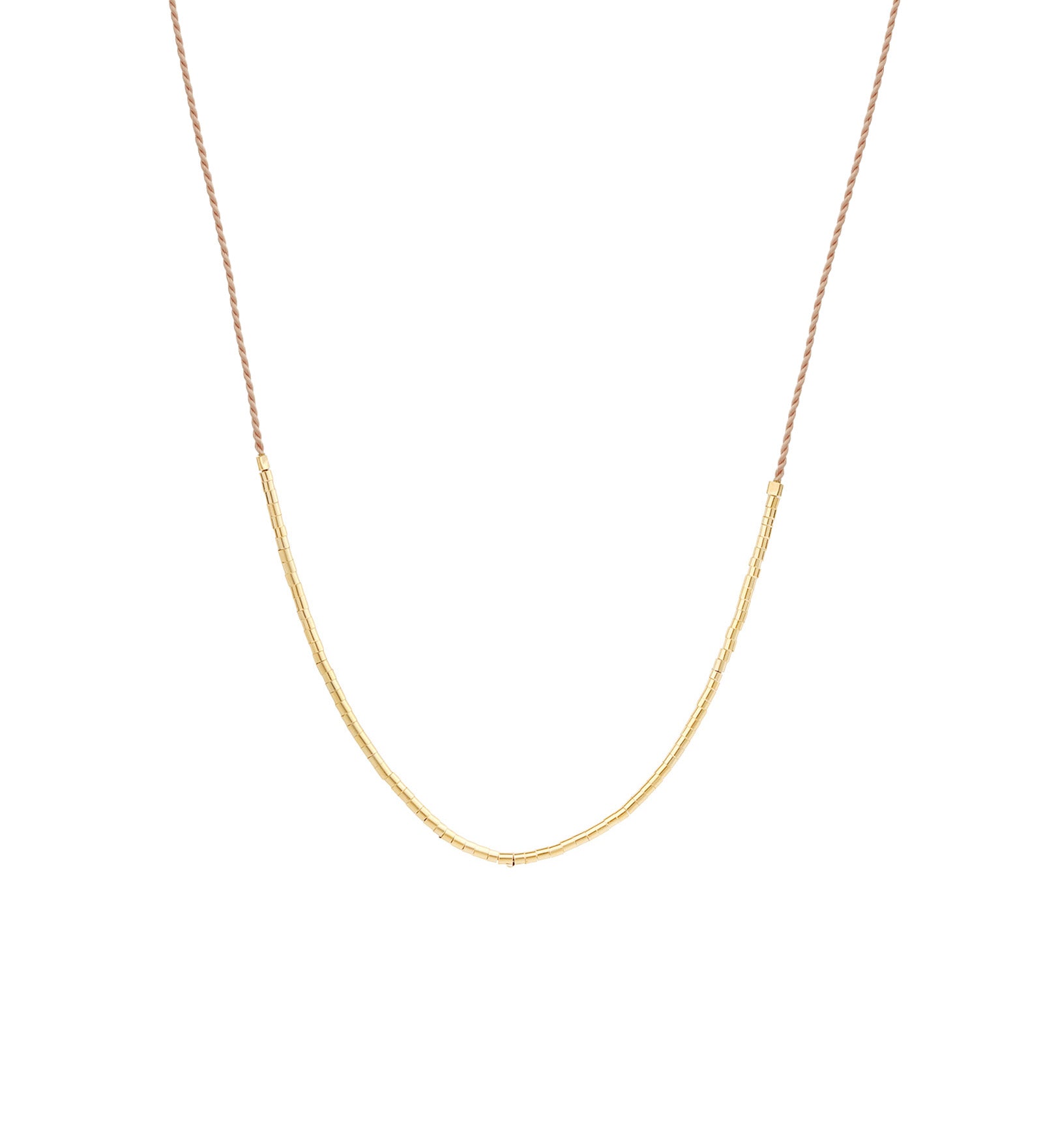 Wish Necklace 14k Gold Filled, Sand