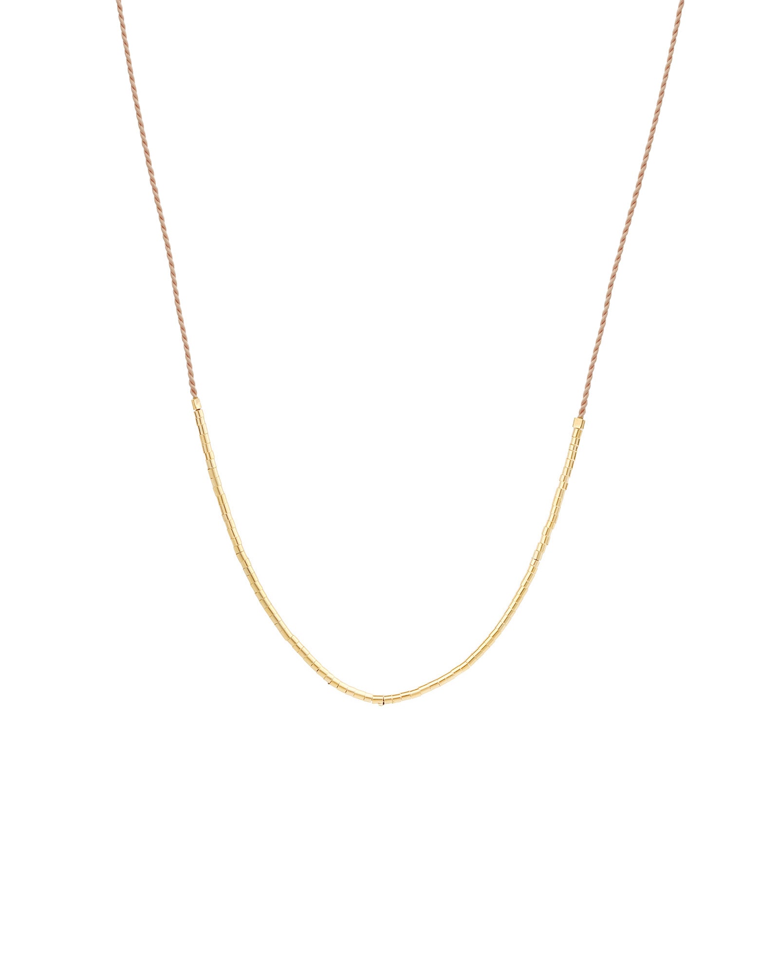 Wish Necklace 14k Gold Filled, Sand