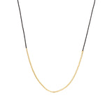 Wish Necklace 14k Gold Filled, Black Onyx