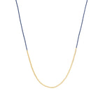 Wish Necklace 14k Gold Filled, Navy